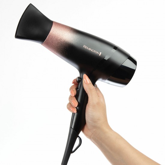 REMINGTON HAIRDRYER D5305 ROSE SHIMMER IONIC 2200W REMINGTON HAIRDRYER D5305 ROSE SHIMMER IONIC 2200W