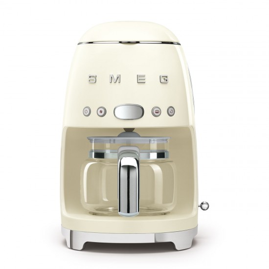 SMEG DRIP COFFEE MAKER 50'STYLE CREAM DCF02CREU SMEG DRIP COFFEE MAKER 50'STYLE CREAM DCF02CREU