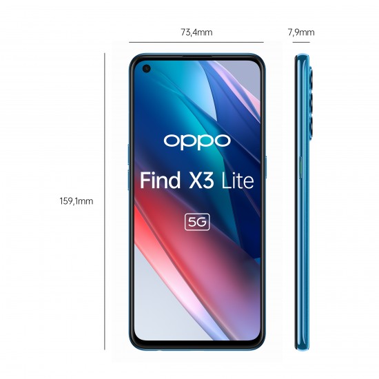 OPPO FIND X3 LITE 8+128GB DS 5G ASTRAL BLUE (Op. sim free)