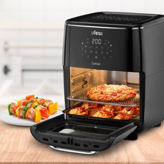 UFESA AIR FRYER SENSEI 12L W/SPIN BASKET DOOR UFESA AIR FRYER SENSEI 12L W/SPIN BASKET DOOR