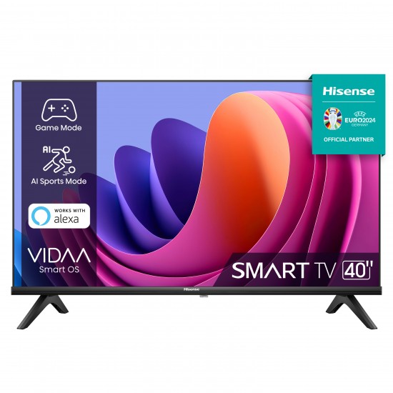 HISENSE 40A4N TV 40" LED FHD SMART TV DOLBY AI SPORT MODE ALEXA HISENSE 40A4N TV 40" LED FHD SMART TV DOLBY AI SPORT MODE ALEXA