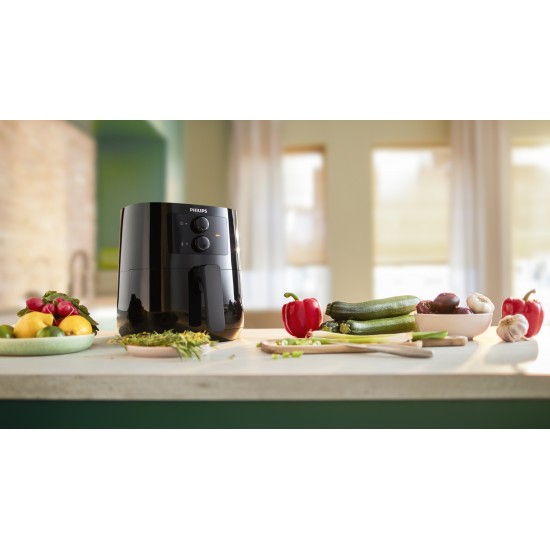 PHILIPS DEEP FRYER WITH FAST AIR TECHNOLOGY HD9200/90 1400W 4.1L 200ºC BLACK PHILIPS DEEP FRYER WITH FAST AIR TECHNOLOGY HD9200/90 1400W 4.1L 200ºC BLACK