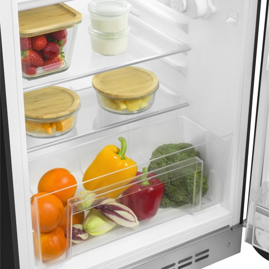 SMEG FRIDGE 50" STYLE BLACK FAB10RBL5 SMEG FRIDGE 50" STYLE BLACK FAB10RBL5