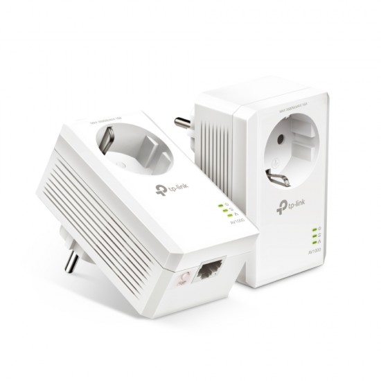 TP-LINK AV1000 GIGABIT PASSTHROUG POWERLINE STARTER KIT TL-PA7017P KIT TP-LINK AV1000 GIGABIT PASSTHROUG POWERLINE STARTER KIT TL-PA7017P KIT