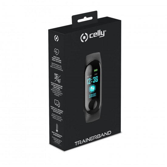 CELLY SMARTBAND BLACK TRAINERBANDBK CELLY SMARTBAND BLACK TRAINERBANDBK