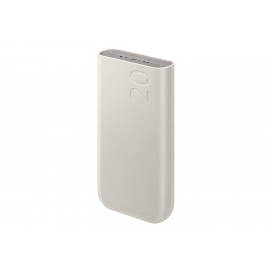 SAMSUNG POWERBANK USB-C/USB-C 20000 mAh 45W EB-P4520XUEGEU BEIGE SAMSUNG POWERBANK USB-C/USB-C 20000 mAh 45W EB-P4520XUEGEU BEIGE