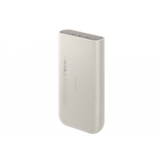 SAMSUNG POWERBANK USB-C/USB-C 20000 mAh 45W EB-P4520XUEGEU BEIGE SAMSUNG POWERBANK USB-C/USB-C 20000 mAh 45W EB-P4520XUEGEU BEIGE