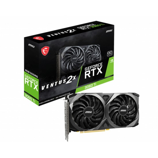 MSI RTX 3060 GRAPHIC CARD VENTUS 2X 8GB GDDR6 912-V397-249 MSI RTX 3060 GRAPHIC CARD VENTUS 2X 8GB GDDR6 912-V397-249