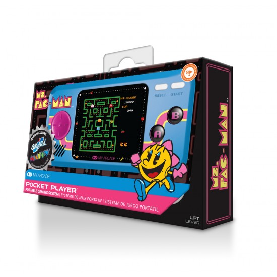 MY ARCADE POCKET PLAYER MS PACMAN 3 GAMES DGUNL-3242 MY ARCADE POCKET PLAYER MS PACMAN 3 GAMES DGUNL-3242