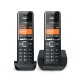 GIGASET WIRELESS PHONE COMFORT 550 DUO BLACK CHROME L36852-H3001-D204 GIGASET WIRELESS PHONE COMFORT 550 DUO BLACK CHROME L36852-H3001-D204