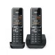 GIGASET WIRELESS PHONE COMFORT 550 DUO BLACK CHROME L36852-H3001-D204 GIGASET WIRELESS PHONE COMFORT 550 DUO BLACK CHROME L36852-H3001-D204