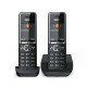 GIGASET WIRELESS PHONE COMFORT 550 DUO BLACK CHROME L36852-H3001-D204 GIGASET WIRELESS PHONE COMFORT 550 DUO BLACK CHROME L36852-H3001-D204