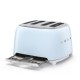 SMEG TOASTER 4X4 50´STYLE PASTEL BLUE TSF03PBEU SMEG TOASTER 4X4 50´STYLE PASTEL BLUE TSF03PBEU
