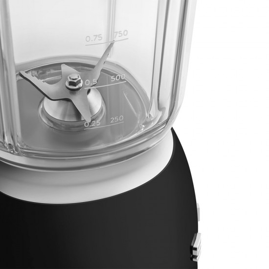 SMEG GLASS BLENDER BLACK BLF03BLEU SMEG GLASS BLENDER BLACK BLF03BLEU