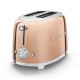 SMEG TOASTER 2X2 50´ STYLE ROSE GOLD TSF01RGEU SMEG TOASTER 2X2 50´ STYLE ROSE GOLD TSF01RGEU