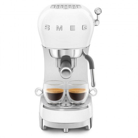 SMEG COFFEE MAKER 50´STYLE WHITE ECF02WHEU SMEG COFFEE MAKER 50´STYLE WHITE ECF02WHEU