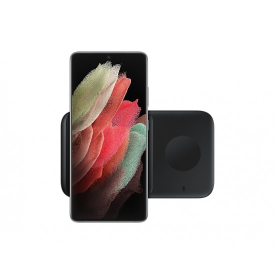 SAMSUNG DUO WIRELESS CHARGER DUO EP-P4300BBE BLACK SAMSUNG DUO WIRELESS CHARGER DUO EP-P4300BBE BLACK