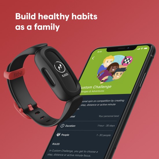 FITBIT ACE 3 FB419BKRD BLACK/RED FITBIT ACE 3 FB419BKRD BLACK/RED