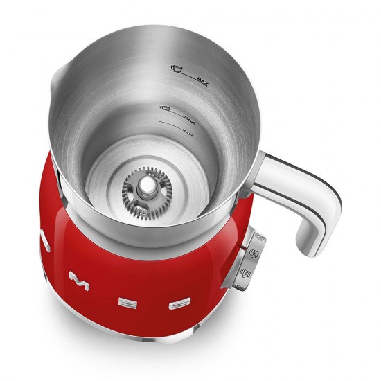 SMEG MILK FROTHER 50´STYLE RED MFF11RDEU SMEG MILK FROTHER 50´STYLE RED MFF11RDEU