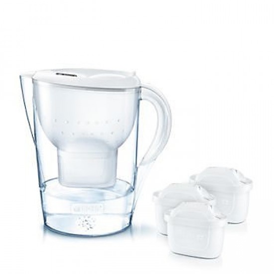 BRITA MARELLA CARAFFA WHITE FILTER 3 FILTERS BRITA MARELLA CARAFFA WHITE FILTER 3 FILTERS