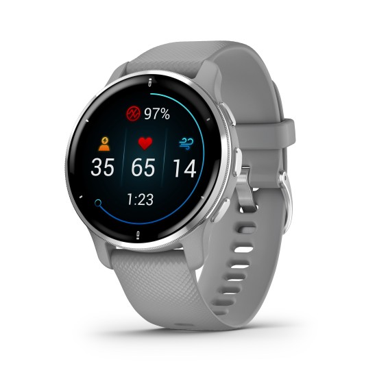 GARMIN VENU 2 PLUS POWDER GRAY 010-02496-10