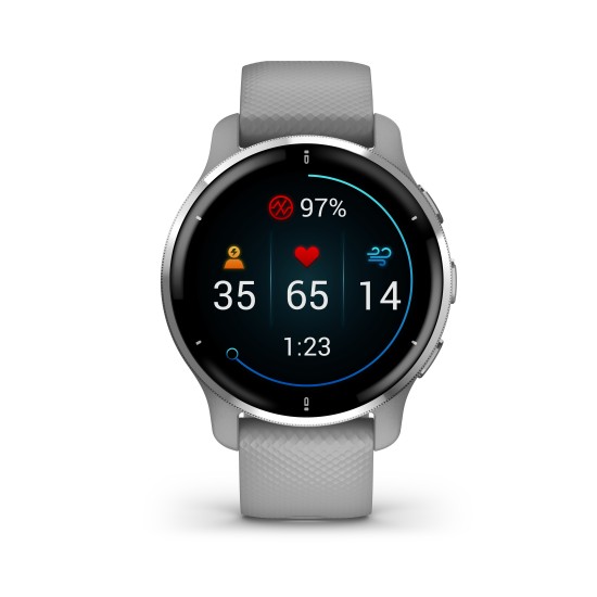 GARMIN VENU 2 PLUS POWDER GRAY 010-02496-10