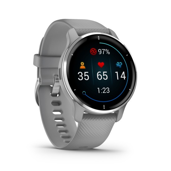 GARMIN VENU 2 PLUS POWDER GRAY 010-02496-10