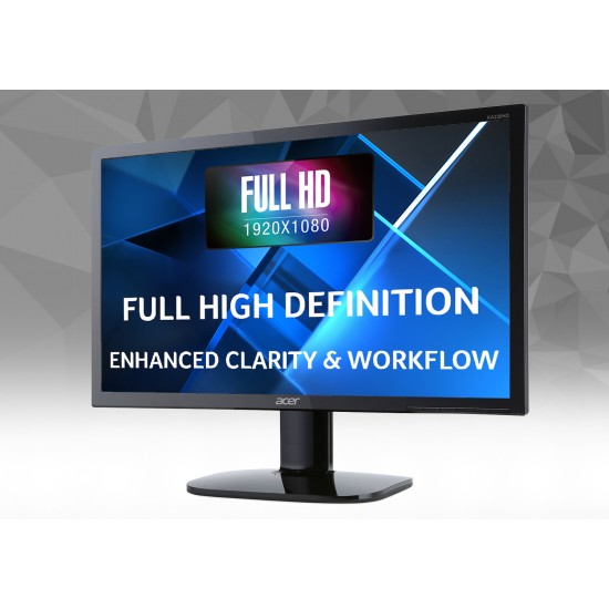 ACER MONITOR KA220HQBID 21.5"5MS UM.WX0EE.001 BLACK ACER MONITOR KA220HQBID 21.5"5MS UM.WX0EE.001 BLACK