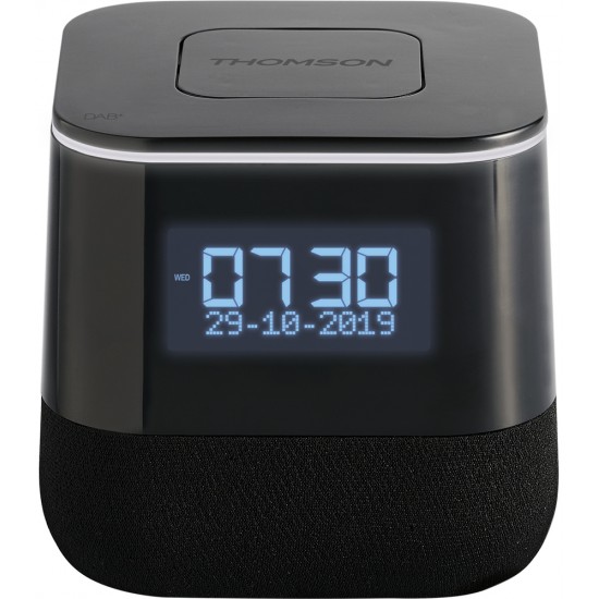 THOMSON RADIO ALARM CLOCK BLACK CR80 THOMSON RADIO ALARM CLOCK BLACK CR80