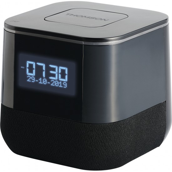 THOMSON RADIO ALARM CLOCK BLACK CR80 THOMSON RADIO ALARM CLOCK BLACK CR80