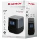 THOMSON RADIO ALARM CLOCK BLACK CR80 THOMSON RADIO ALARM CLOCK BLACK CR80