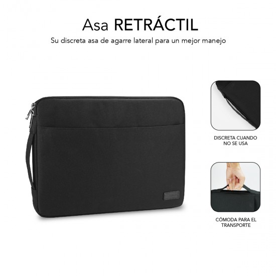 SUBBLIM URBAN LAPTOP SLEEVE 15,6" BLACK SUB-LS-0PS0101 SUBBLIM URBAN LAPTOP SLEEVE 15,6" BLACK SUB-LS-0PS0101