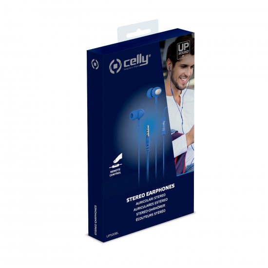 CELLY HEADPHONES UP500BL BLUE CELLY HEADPHONES UP500BL BLUE