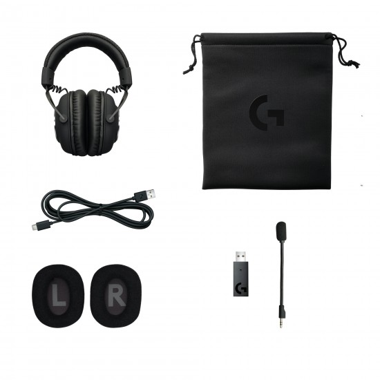LOGITECH PRO X GAMING HEADPHONES BLACK LOGITECH PRO X GAMING HEADPHONES BLACK
