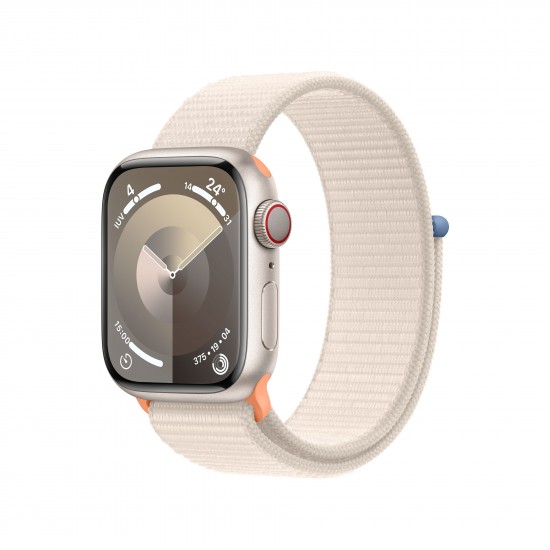 APPLE WATCH SERIES 9 41MM STARLIGHT ALUMINIUM CASE WITH STARLIGHT SPORT LOOP CELLULAR MRHQ3QL/A APPLE WATCH SERIES 9 41MM STARLIGHT ALUMINIUM CASE WITH STARLIGHT SPORT LOOP CELLULAR MRHQ3QL/A