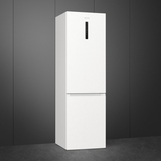 SMEG COMBI FRIDGE FREEZER WHITE 200CM RC20WDNE SMEG COMBI FRIDGE FREEZER WHITE 200CM RC20WDNE