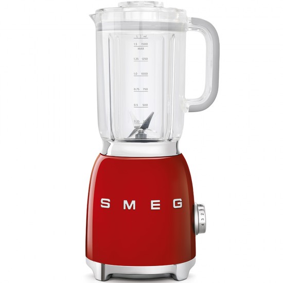 SMEG 50´STYLE GLASS BLENDER RED BLF01RDEU SMEG 50´STYLE GLASS BLENDER RED BLF01RDEU