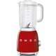 SMEG 50´STYLE GLASS BLENDER RED BLF01RDEU SMEG 50´STYLE GLASS BLENDER RED BLF01RDEU