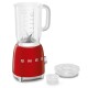SMEG 50´STYLE GLASS BLENDER RED BLF01RDEU SMEG 50´STYLE GLASS BLENDER RED BLF01RDEU