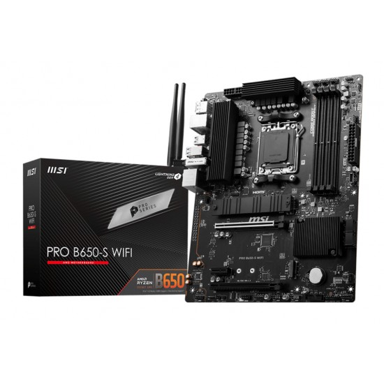 MSI PRO B650-S MOTHERBOARD 911-7E26-006 PRO B65 MSI PRO B650-S MOTHERBOARD 911-7E26-006 PRO B65