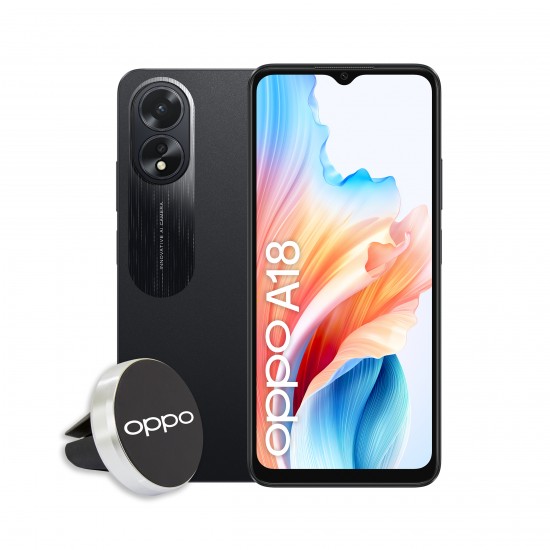 OPPO A18 4+128GB DS 4G GLOWING BLACK