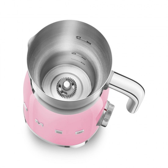 SMEG MILK FROTHER 50´STYLE PINK MFF11PKEU SMEG MILK FROTHER 50´STYLE PINK MFF11PKEU