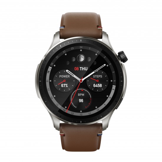 AMAZFIT GTR 4 SMARTWATCH VINTAGE BROWN LEATHER AMAZFIT GTR 4 SMARTWATCH VINTAGE BROWN LEATHER
