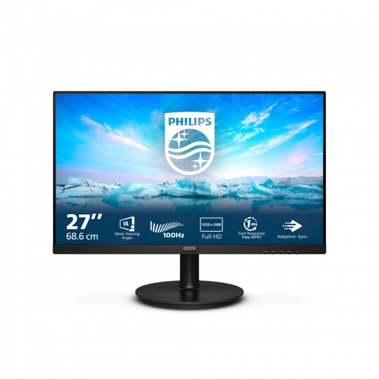 PHILIPS MONITOR 27" FULL HD 271V8LAB/00 BLACK