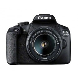 CANON EOS 2000D +EF-S 18-55MM CAMERA REFLEX BLACK