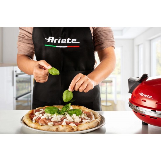 ARIETE 909 GRILL PIZZA GENNARO 1200W BLACK AND RED ARIETE 909 GRILL PIZZA GENNARO 1200W BLACK AND RED