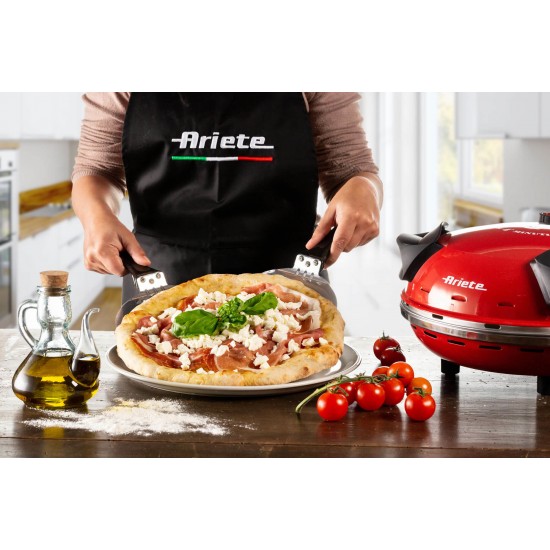 ARIETE 909 GRILL PIZZA GENNARO 1200W BLACK AND RED ARIETE 909 GRILL PIZZA GENNARO 1200W BLACK AND RED