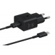 SAMSUNG QUICK CHARGER USB C 25W WITH DATA CABLE BLACK T2510XBE SAMSUNG QUICK CHARGER USB C 25W WITH DATA CABLE BLACK T2510XBE