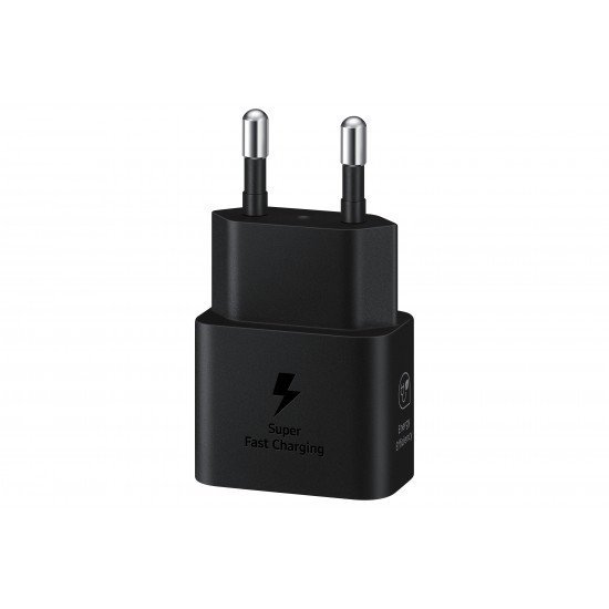 SAMSUNG QUICK CHARGER USB C 25W WITH DATA CABLE BLACK T2510XBE SAMSUNG QUICK CHARGER USB C 25W WITH DATA CABLE BLACK T2510XBE