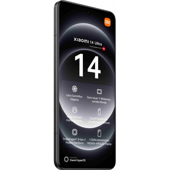 XIAOMI 14 ULTRA 16+512GB DS 5G BLACK OEM XIAOMI 14 ULTRA 16+512GB DS 5G BLACK OEM